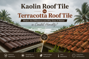 Kaolin clay roof tiles
